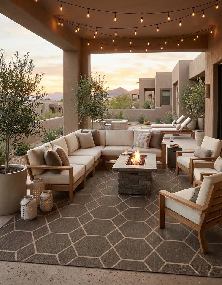 Detail image of 12' 2 x 12' 2 Dunes Square Rug