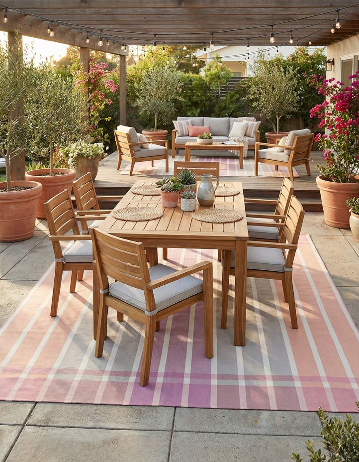 9' x 12' Easy-Clean Ribbon Indoor / Outdoor...