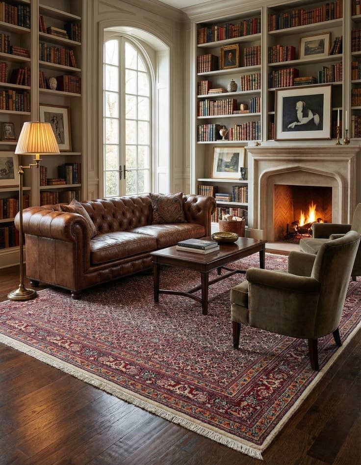 Detail image of 7' 1 x 10' Tabriz Wool Rug