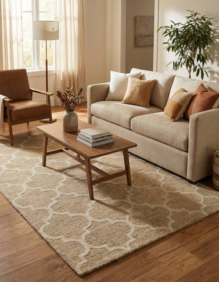 Detail image of 5' 1 x 8' Luna Rug