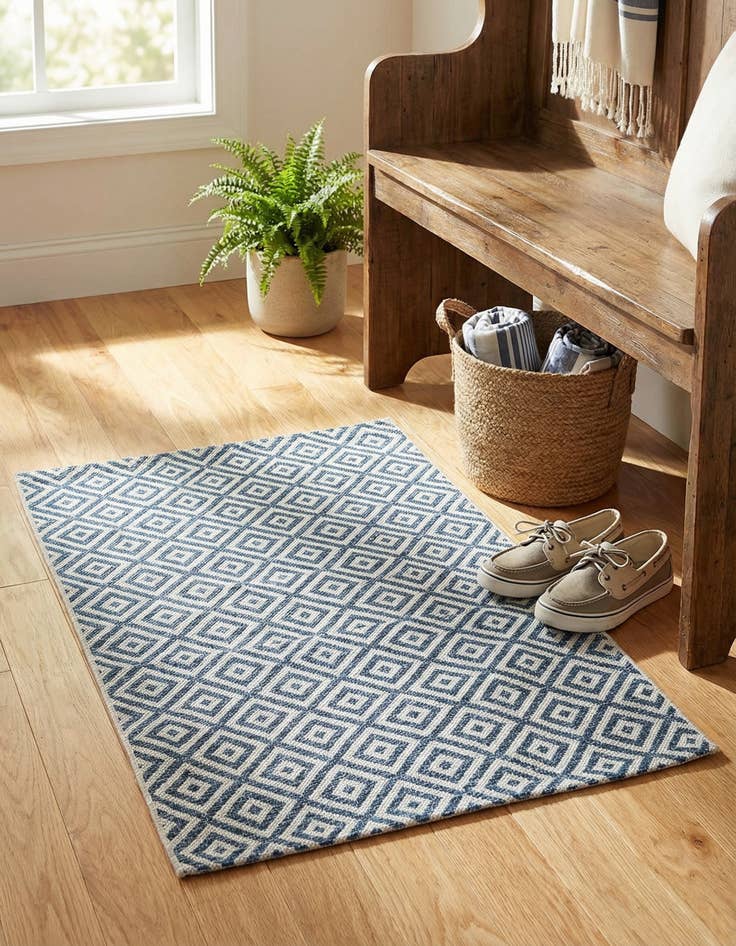 Detail image of 1' 4 x 1' 4  Washable Jill Zarin Costa Rica Indoor / Outdoor Sample Rug