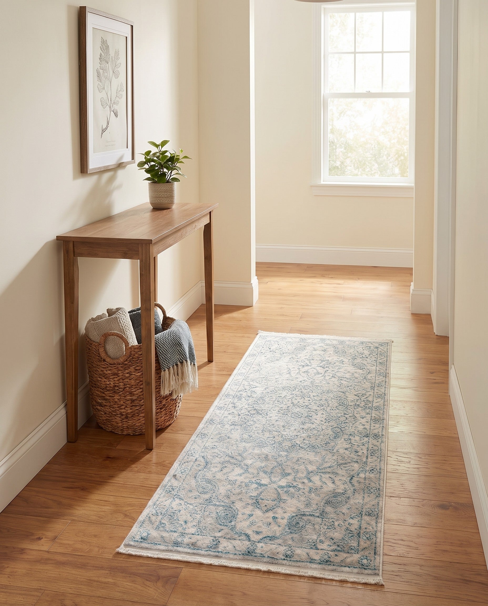Gray Newport Runner Rug