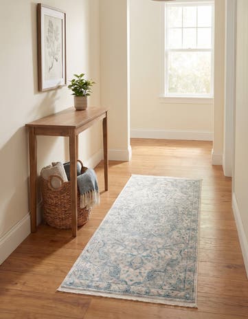 Gray Newport Runner Rug