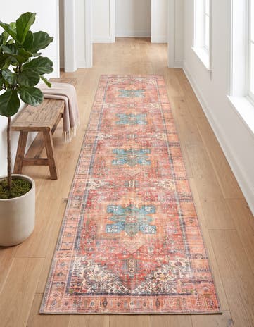 2' 6 x 14' Washable Timeless Runner Rug
