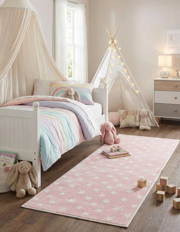 2' 2 x 6' Stars Whimsy Kids Runner Rug