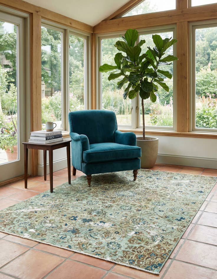 Detail image of 4' 11 x 7' 10 Vintage Royal Rug