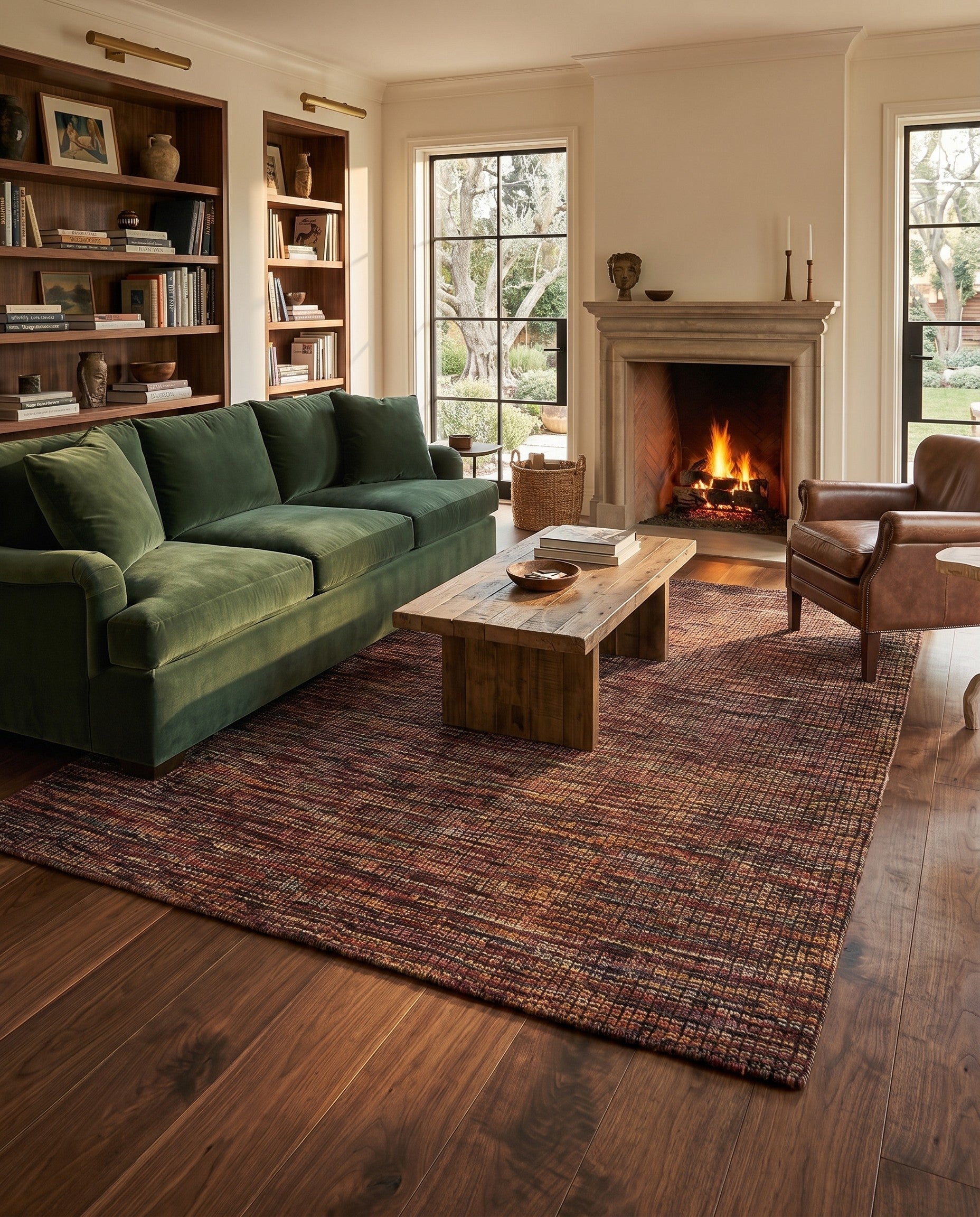 5' 3 x 8' 2 Hand Knotted Darya Wool Rug