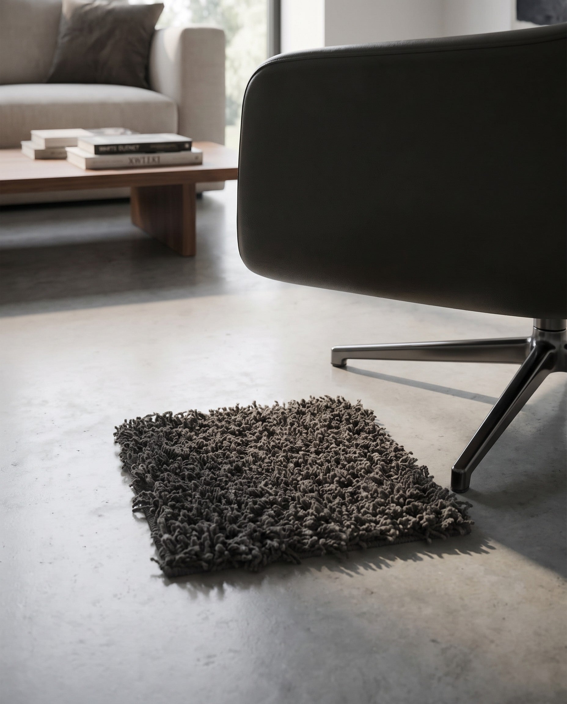 1' x 1' Solid Shag Sample Rug