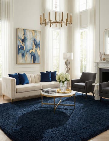 Aegean Blue Marilyn Monroe&trade; Shag Rug