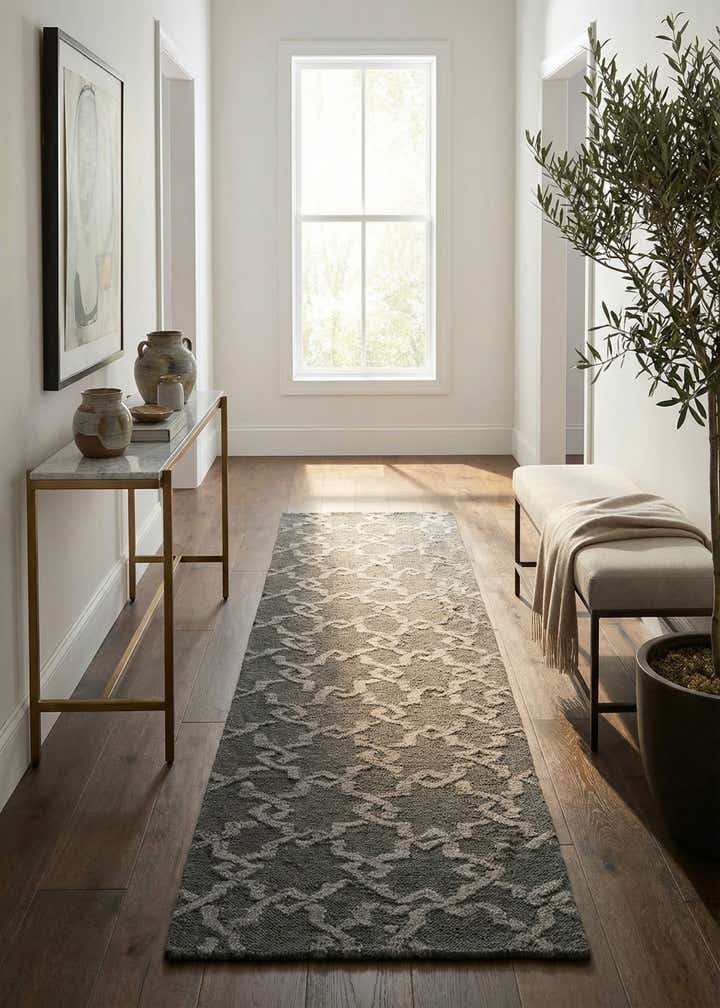 2' 9 x 8' 10 Hand Knotted Darya Runner Rug