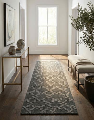 2' 9 x 8' 10 Hand Knotted Darya Runner Rug