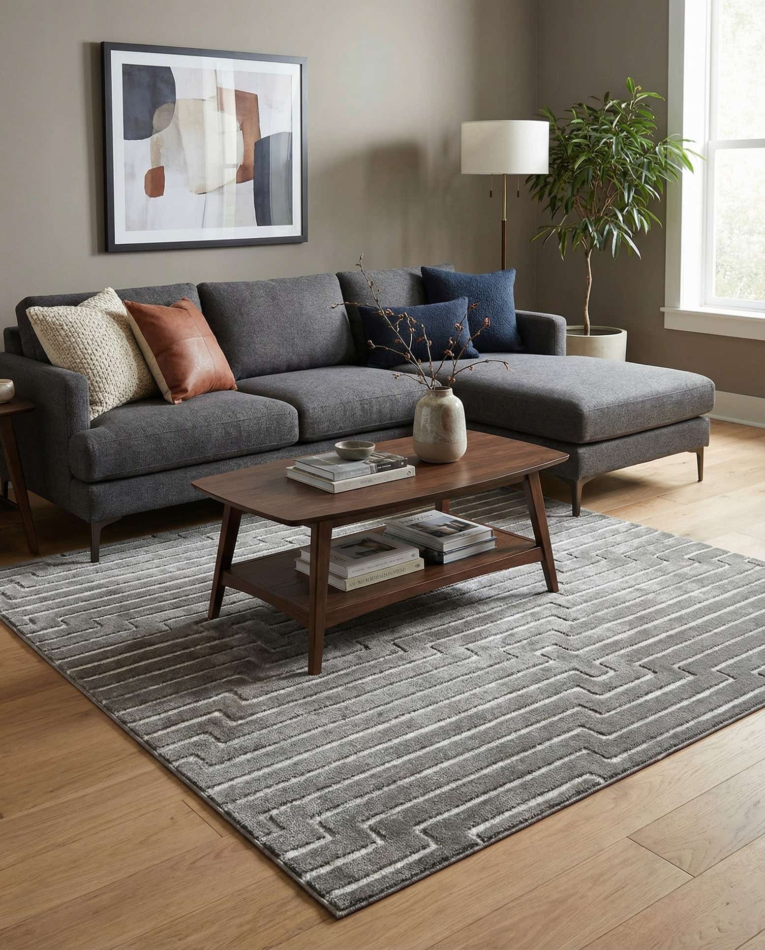 7' 10 x 7' 10 Vogue Geo Square Rug