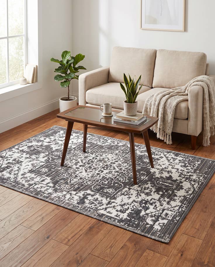 Detail image of 4' x 6' Easy-Clean Vista Breeze Indoor / Outdoor Rug
