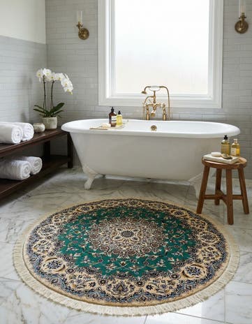 4' 11 x 4' 11 Nain Round Rug