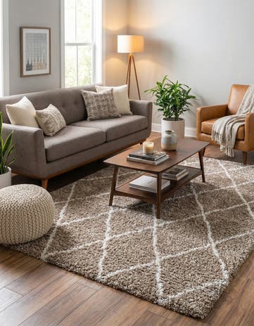 5' 3 x 8' Soft Touch Shag Rug