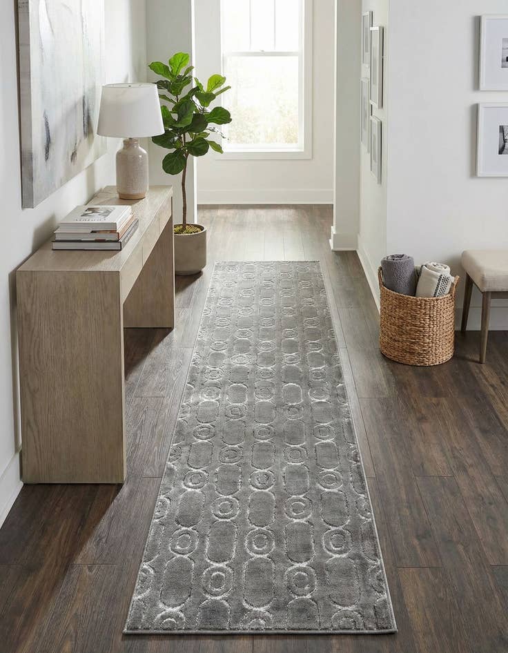 Detail image of 2' 7 x 12' Vogue Geo Runner Rug