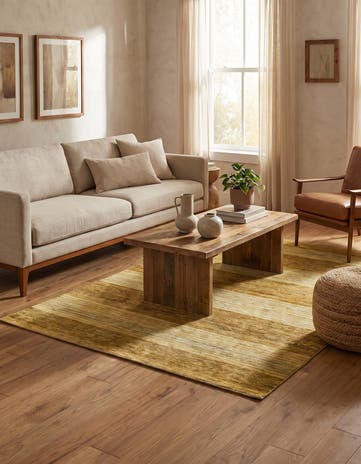 4' 9 x 6' 6 Hand Knotted Modern Ziegler Oriental Rug
