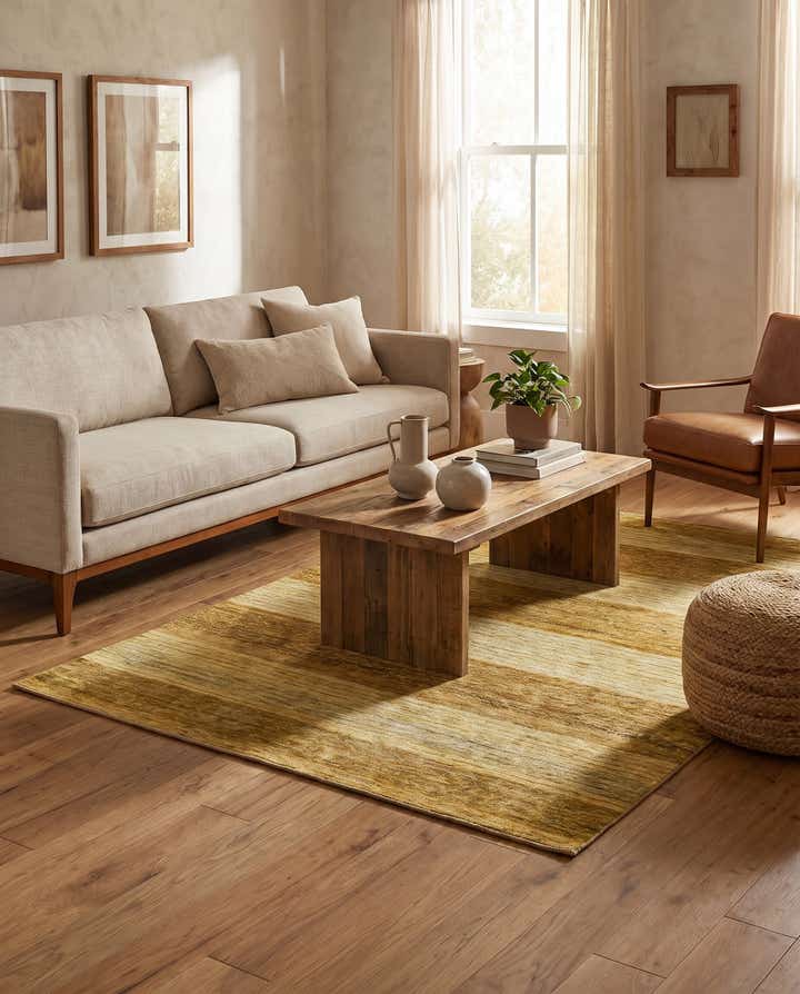 4' 9 x 6' 6 Hand Knotted Modern Ziegler Oriental Rug