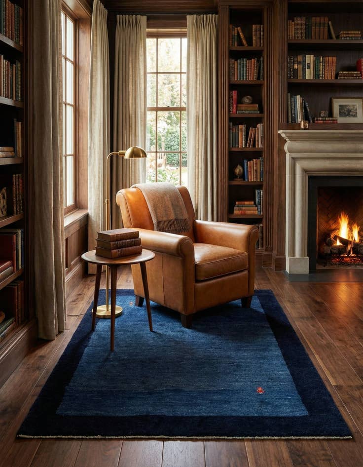 Detail image of  5' x 6' 8 Gabbeh Shouli Rug