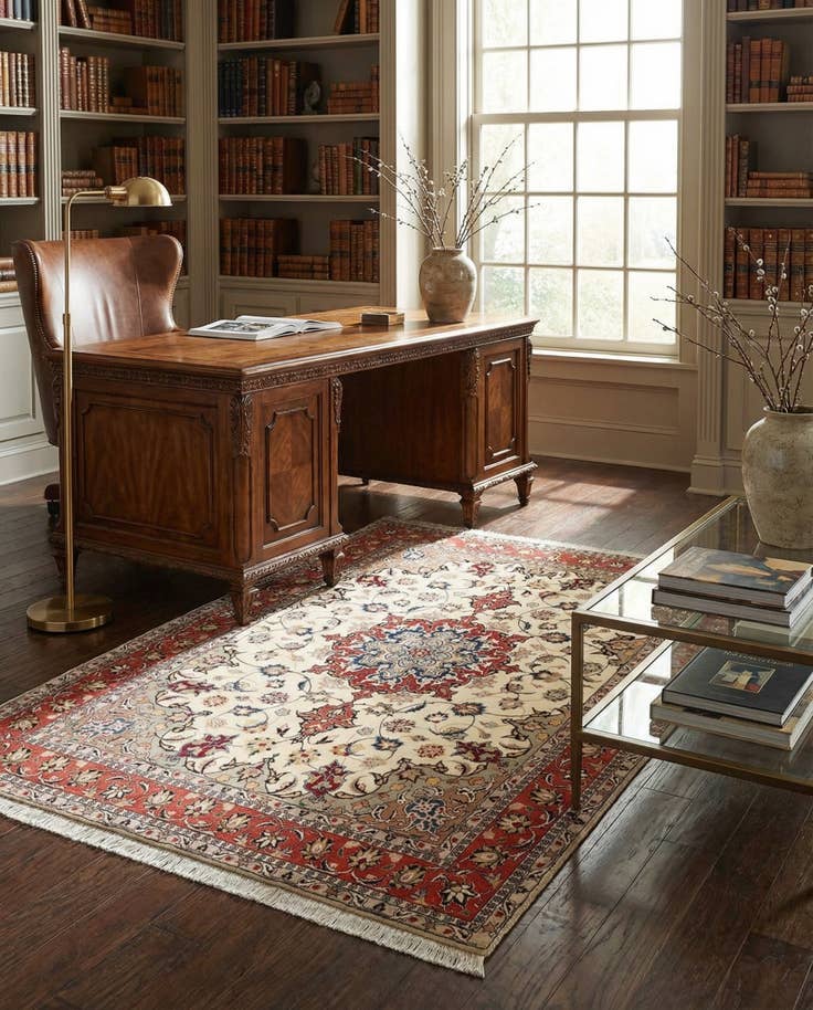 Detail image of 5' x 7' Tabriz Rug