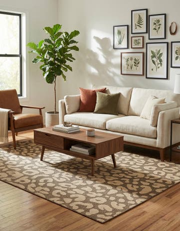 Brown Dunes Rug