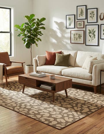 Brown Dunes Rug