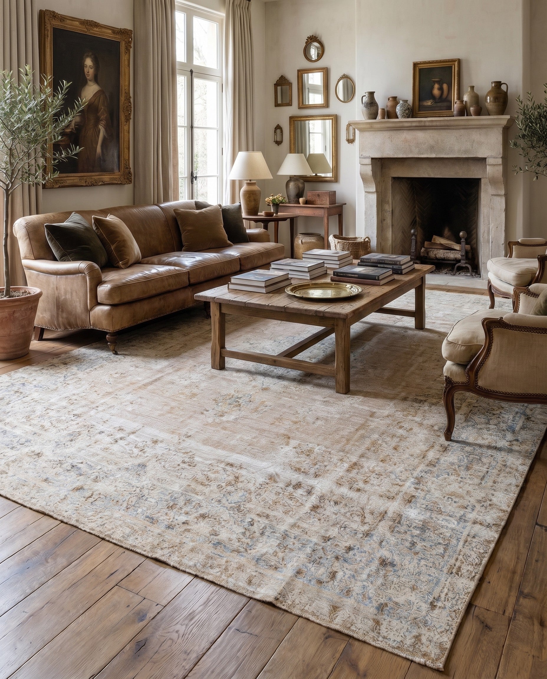 8' 6 x 11' 6 Hand Knotted Ultra Vintage Persian Wool Rug