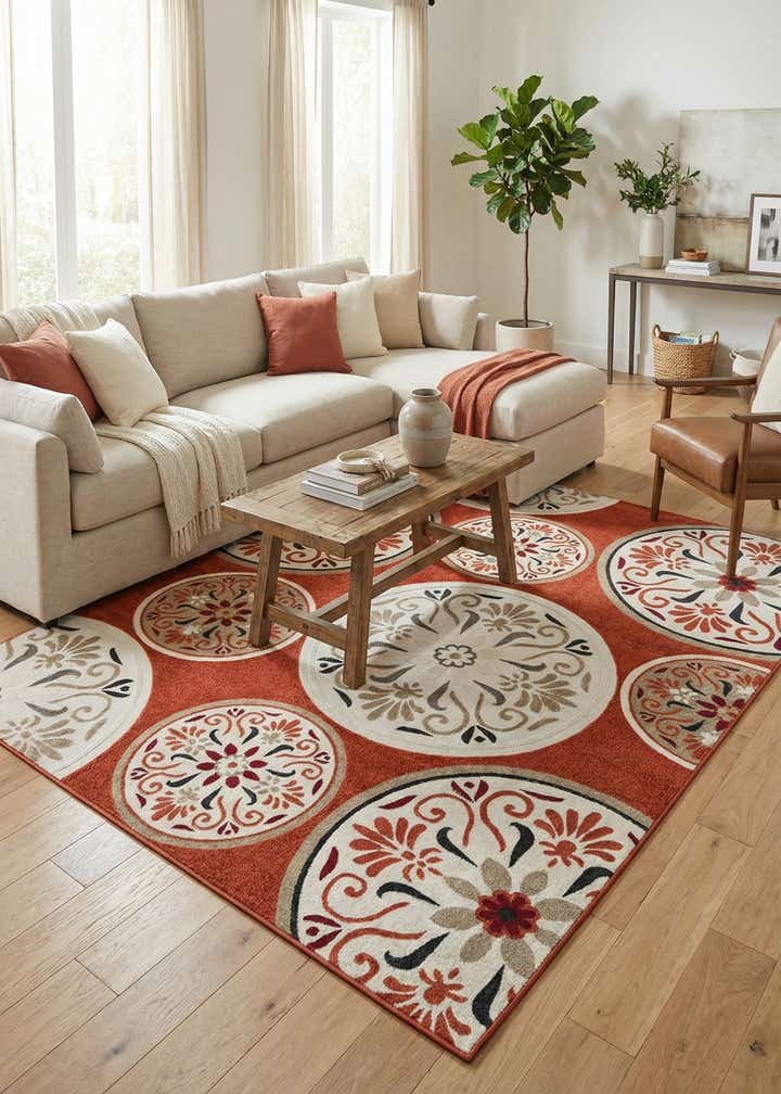 10' x 13' 1 Easy-Clean Modern Indoor / Outdoor Rug