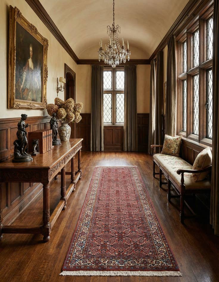 Detail image of 2' 6 x 9' 9 Bidjar Wool Runner Rug