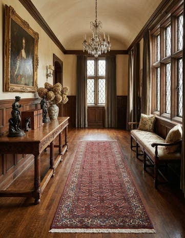 2' 6 x 9' 9 Bidjar Wool Runner Rug
