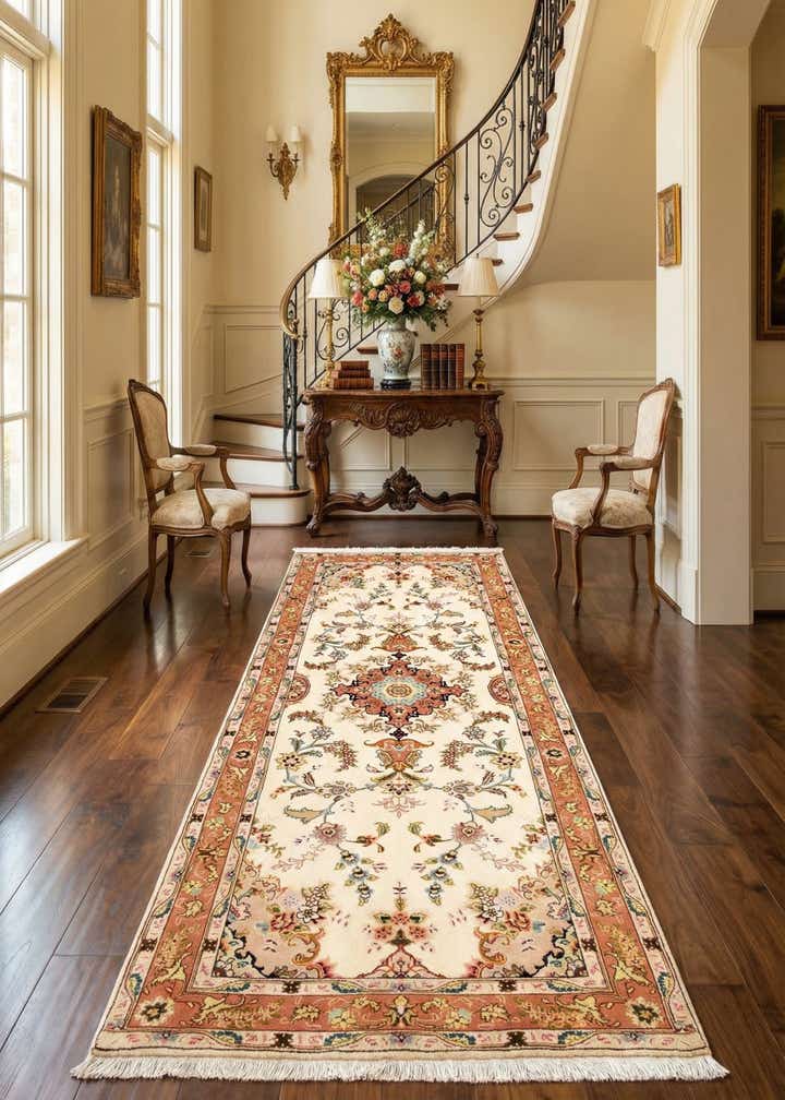 2' 9 x 6' 9 Tabriz Runner Rug