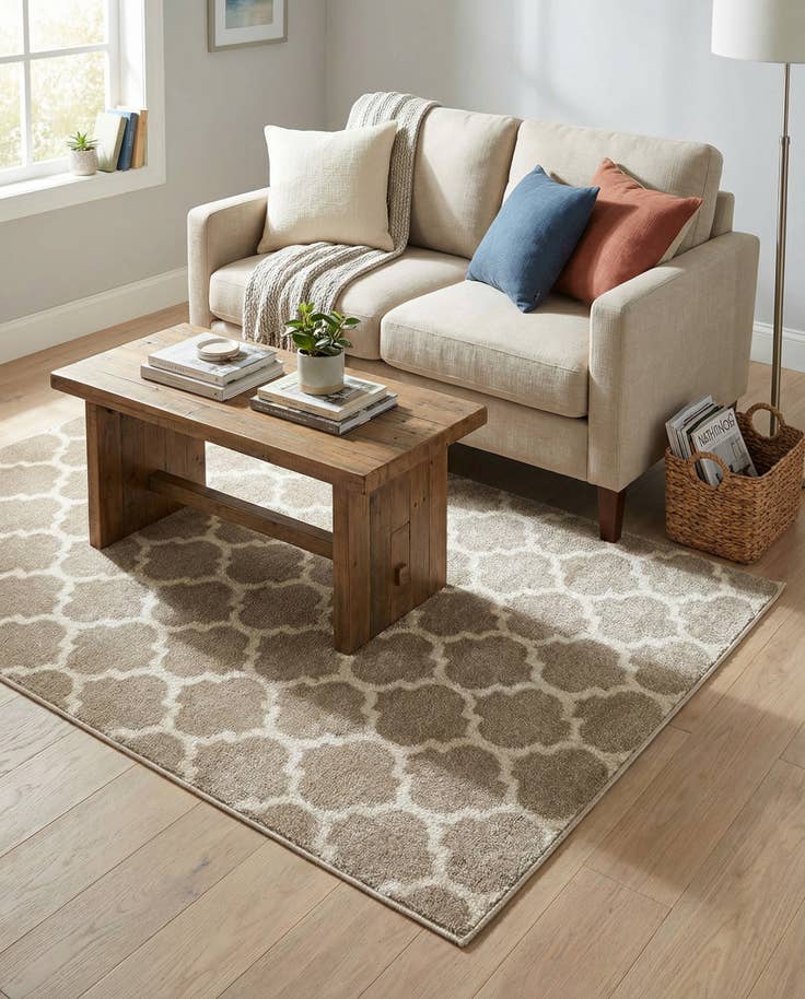 Detail image of 3' x 5' 3 Lattice Rug
