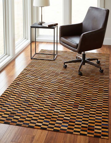 5' x 8' Cowhide - Patchwork Rug