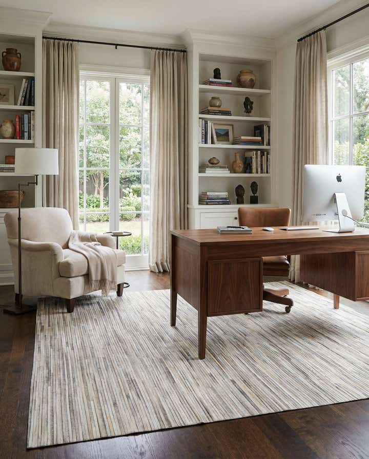 5' 2 x 8' Cowhide - Patchwork Rug