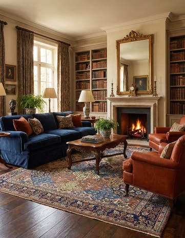 9' 4 x 11' 8 Hand Knotted Liliyan Persian Wool Rug