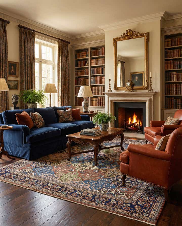 9' 4 x 11' 8 Hand Knotted Liliyan Persian Wool Rug