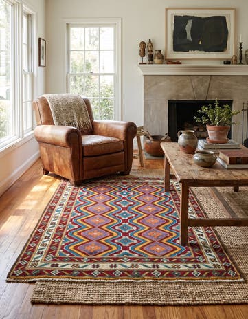 3' 4 x 4' 7 Hand Knotted Balouch Rug