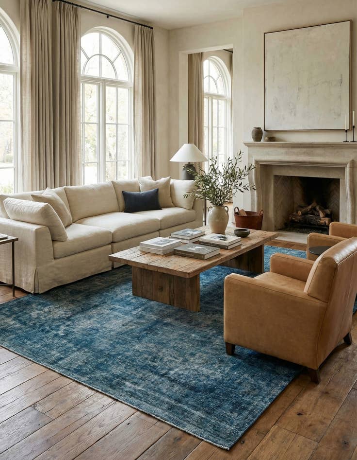 Detail image of 9' x 12' 5  Hand Knotted Ultra Vintage Persian Wool Rug