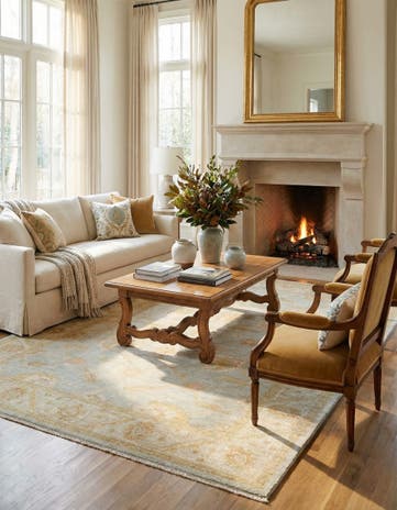 5' 8 x 7' 10 Ziegler Wool Rug