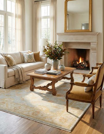 5' 8 x 7' 10 Ziegler Wool Rug