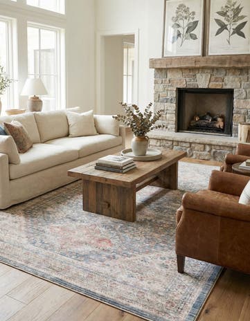Blue Noble Rug