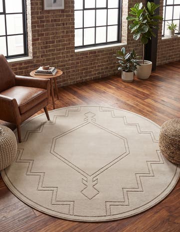 8' x 8' Contour Round Rug