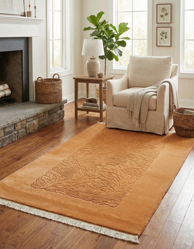 Detail image of  2' 11 x 5' 3  Hand Knotted Darya Wool Rug