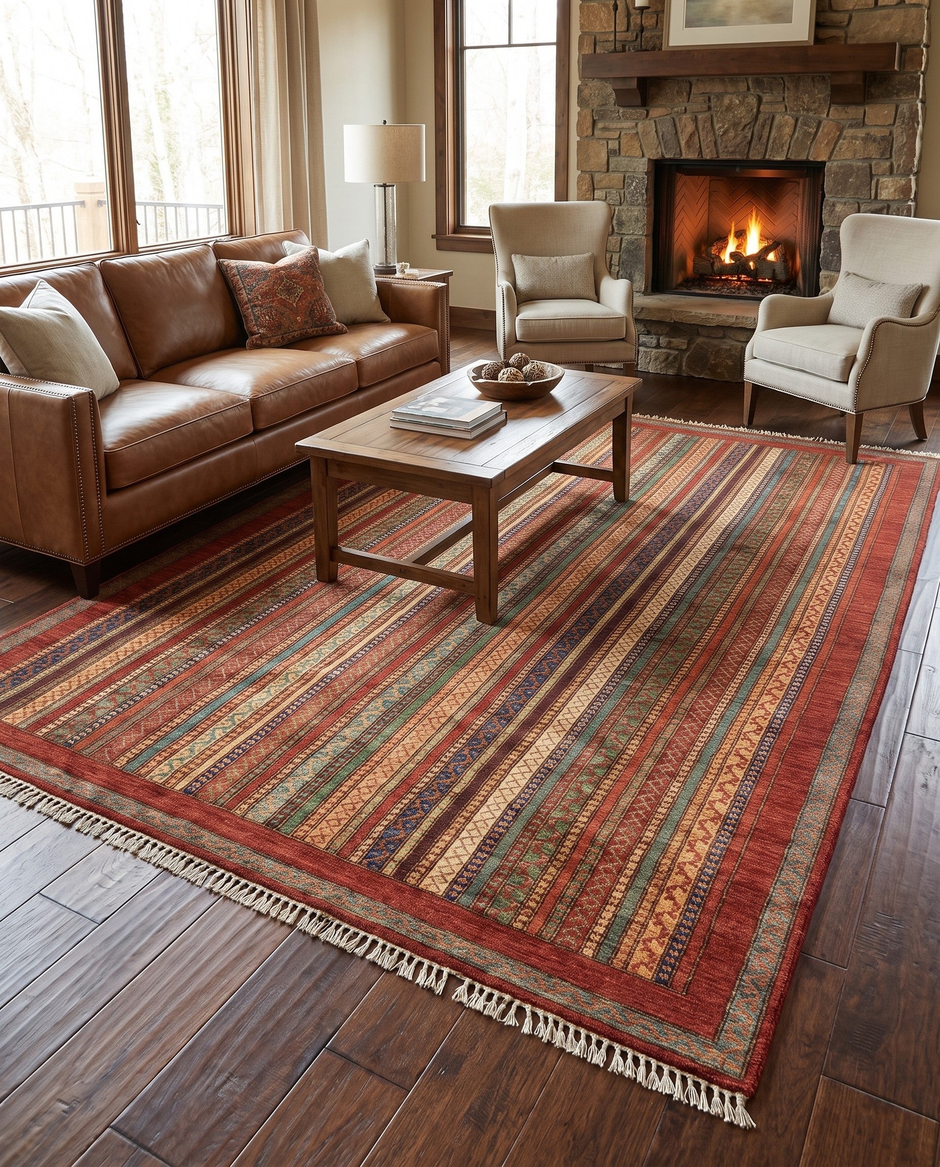 6' 9 x 9' 10 Hand Knotted Ariana Ziegler Rug