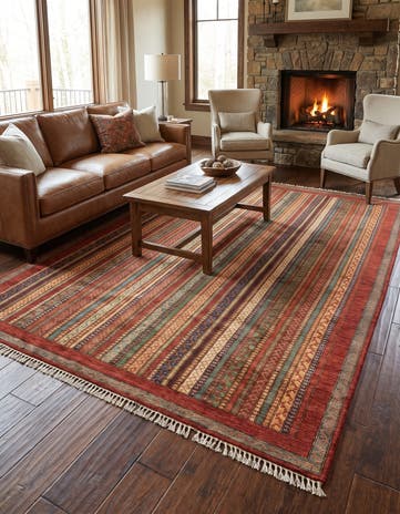6' 9 x 9' 10 Hand Knotted Ariana Ziegler Rug