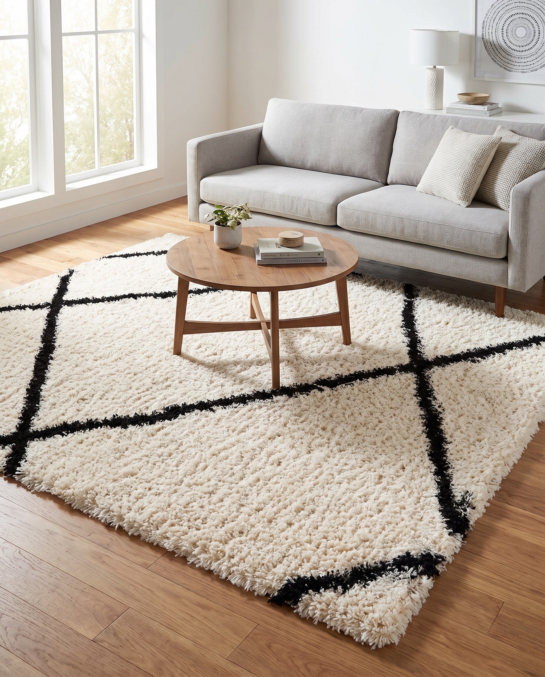 8' x 8' Infinity Shag Square Rug