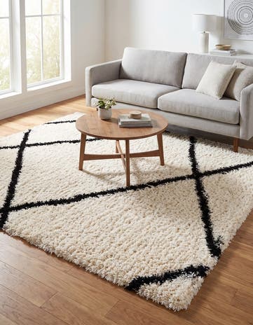 8' x 8' Infinity Shag Square Rug