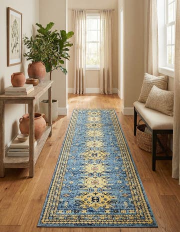 3' x 16' 5 Heris Runner Rug