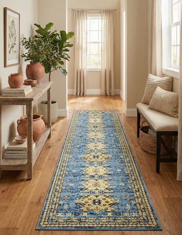 3' x 16' 5 Heris Runner Rug