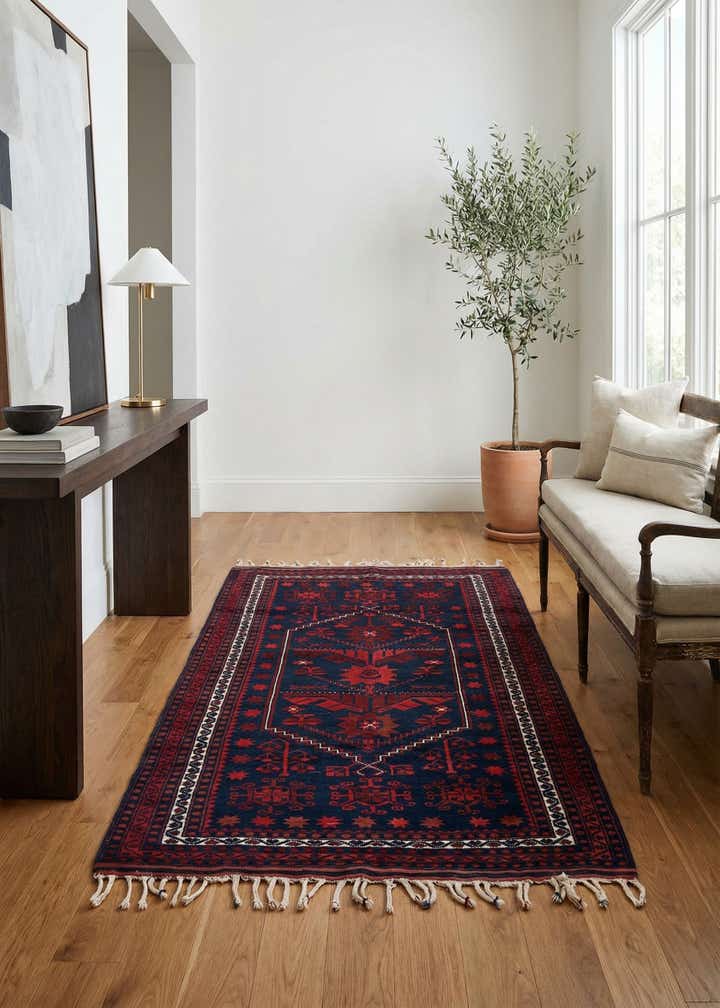 3' 7 x 6' Hand Knotted Anatolian Wool Rug